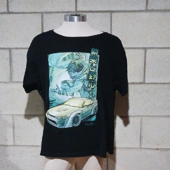 Ring of Fire Other - Ring of Fire Japanese Anime Black T-shirt Mens Size XXL
